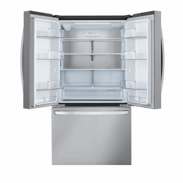Counter-Depth MAX 26.5-Cu Ft 3 -Door Smart Compatible French Door Refrigerator with Ice Maker with Water Dispenser ( Stainless Steel ) ENERGY STAR Certified - Image 2