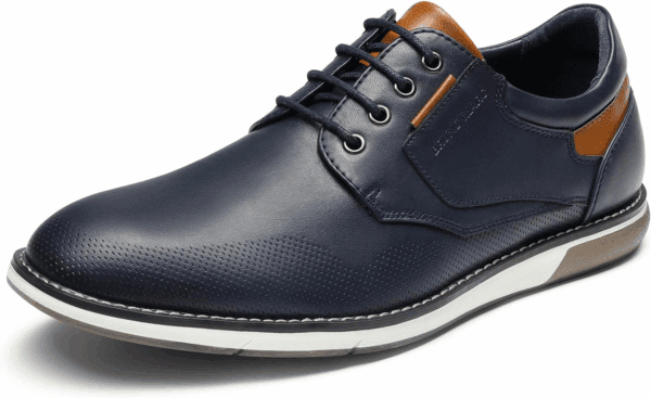 Men'S Casual Dress Oxfords Shoes Business Formal Derby Sneakers