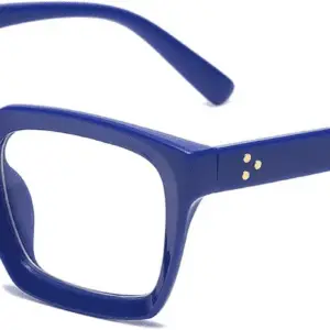 Classic Thick Square Frame Clear Lens Glasses for Women Men Non Prescription Eyeglasses