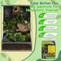 10LBS Expanded Clay Balls Terrarium Substrate for Reptiles - 100% Organic Lightweight Clay Pebbles Substrate Frogs False Bottom Substrate, Bioactive Terrarium Substrate for Drainage and Moisture - Image 4