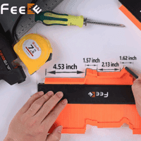 Contour Gauge (12 Inch) with Lock Profile Tool, Super Contour Duplicator Men Gifts Woodworking Tools Carpenter Tools Construction Scribe Tools for Man, Gifts for Men Dad Husband - Image 6