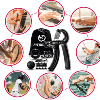 Grip Strengthener Forearm Strengthener Hand Grips Strengthener Kit - 5 Pack Adjustable Resistance - Image 5