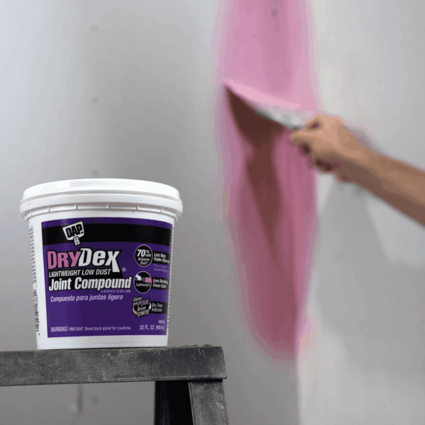 Drydex Lightweight Low Dust Joint Compound, Pink/White, 32 Oz (7079812385) - Image 4