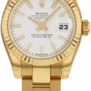 Datejust 179178 WSO 18K Yellow Gold Automatic Ladies Watch