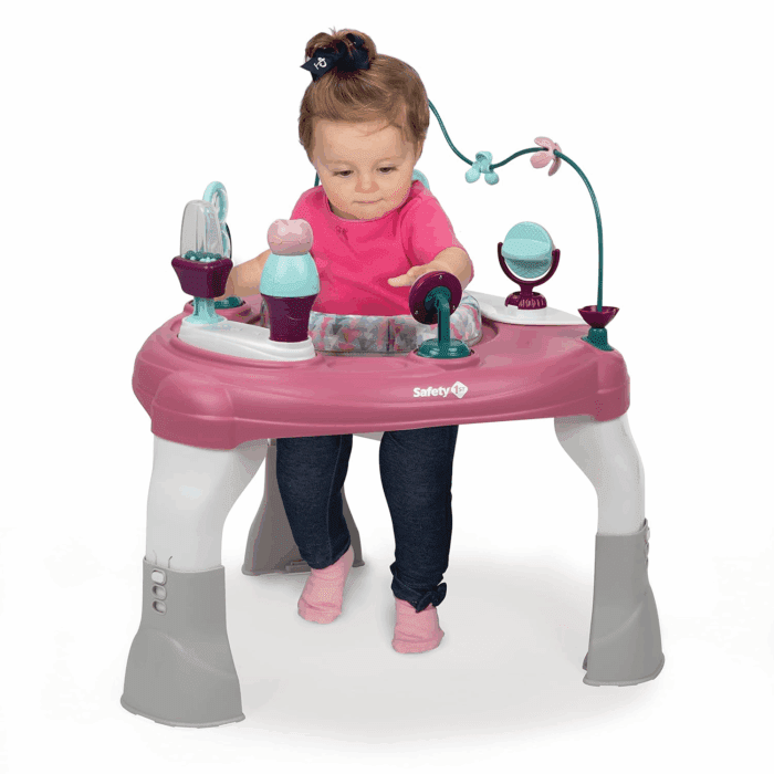 Grow and Go 4-In-1 Stationary Activity Center, Oslo Pink - Image 4
