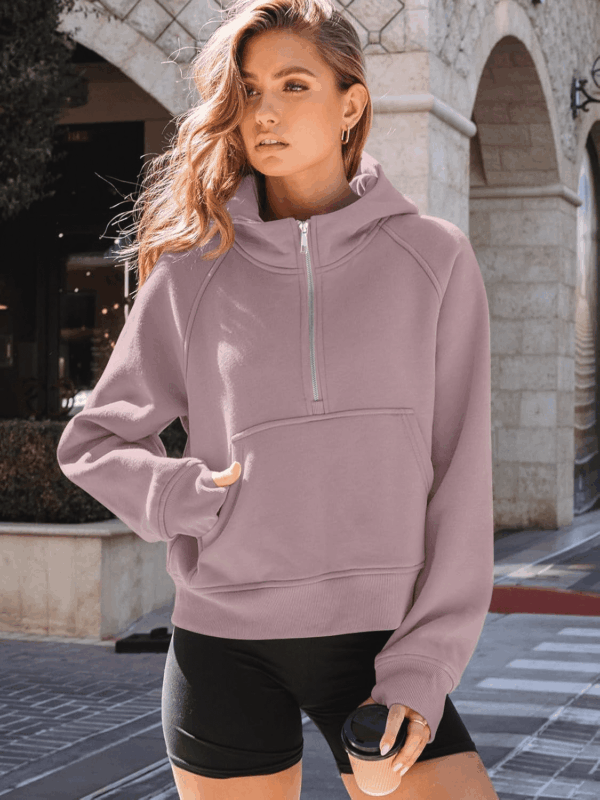 Womens Hoodies Fleece Fall Fashion Outfits Workout Sweatshirts Winter Jackets Oversized Pullover Tops Clothes 2025 - Image 3