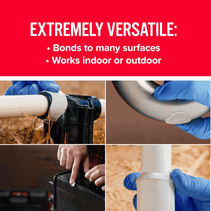 8277 Waterweld Epoxy Putty Stick - 2 Oz., off White - Image 6