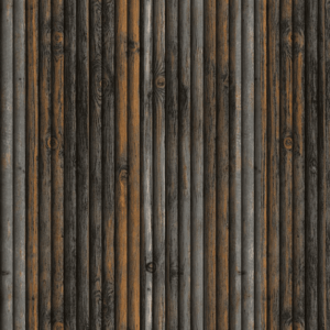 28-In X 28-In Embossed Charcoal, Blue, Orange Polyurethane Wall Panel Wood