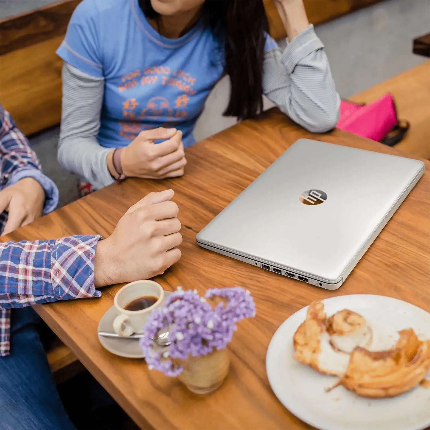 Portable Laptop, Student and Business, 14" HD Display, Intel Quad-Core N4120, 8GB DDR4 RAM, 64GB Emmc, 1 Year Office 365, Webcam, RJ-45, HDMI, Wi-Fi, Windows 11 Home, Silver - Image 6