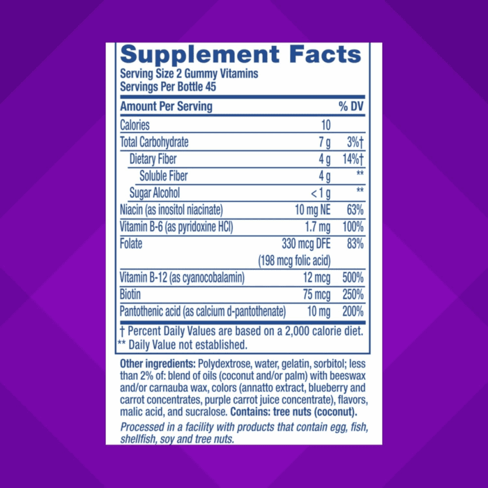 Fiber Well Fit Gummies Supplement, 90 Count (Packaging May Vary) - Image 4