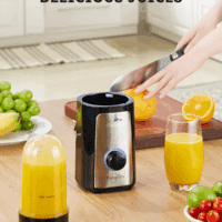 5 in 1 Blender and Food Processor Combo for Kitchen, Small Electric Food Chopper for Meat and Vegetable, 350W High Speed Blenders with 2 Speeds and Pulse for Smoothies and Shakes - Image 4