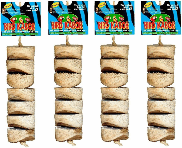 Wesco Pet Original  Shreddable Bird Toy (4 Pack)