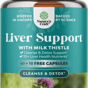 Liver Cleanse Detox & Repair 70 Capsules - Herbal Liver Support Milk Thistle Supplement - Silymarin Milk Thistle Supplements with Dandelion Root, Choline, Beetroot & Artichoke Extract