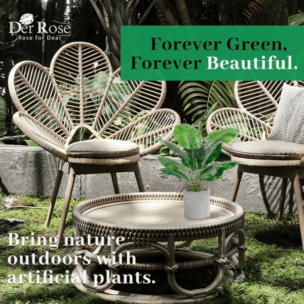 2 Pack Fake Plants Artificial Tropical Faux Plants Indoor for Office Desk Home Sage Green Decor - Image 7
