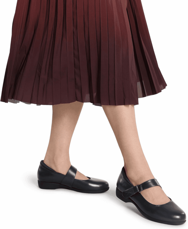Womens Ballet Mary Jane Flats, Comfortable Business Office Dress Shoes for Women Dressy and Work with Ankle Strap - Image 5