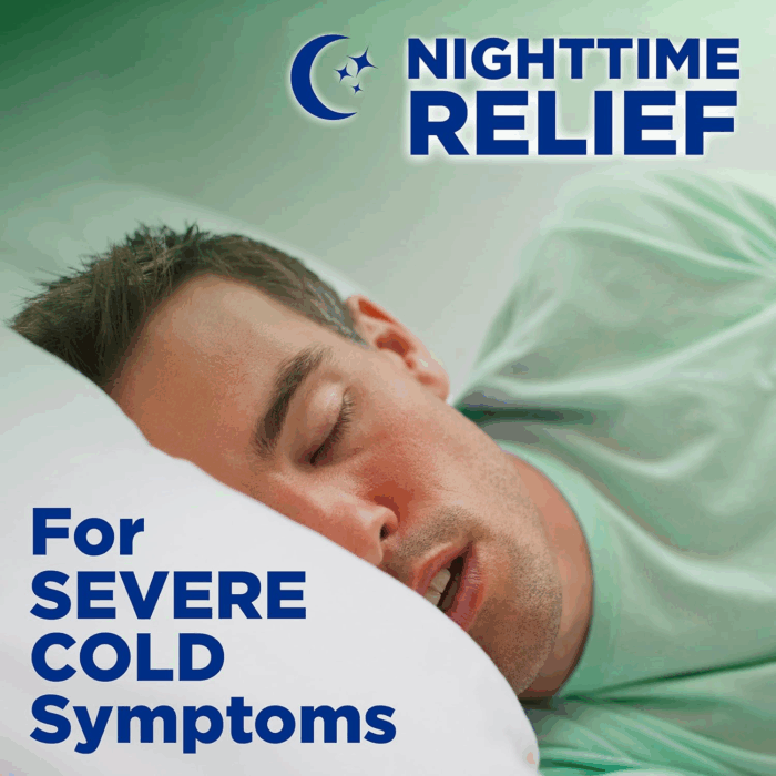 Nighttime Severe Cold, Flu and Cough Suppressant Medicine Powder, Pain Reliever/Fever Reducer, Nasal Decongestant, Antihistamine, Honey Lemon Infused with White Tea Flavors, 6 Count - Image 6