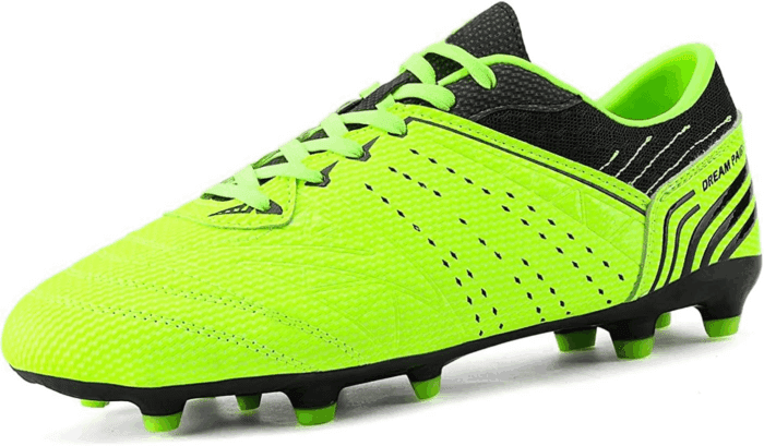 Mens Sport Flexible Athletic Lace up Light Weight Outdoor Cleats Football Soccer Shoes
