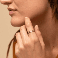 3Mm 14K Gold Filled Rings for Women Girls Dainty Gold Stacking Stackable Band Thin Gold Thumb Pinky Finger Ring Non Tarnish Comfort Fit Size 4 to 11 - Image 2