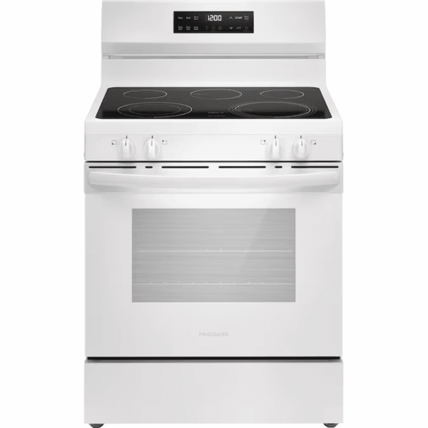 30-In Glass Top 5 Burners 5.3-Cu Ft Freestanding Electric Range Fingerprint Resistant Stainless Steel ) - Image 13