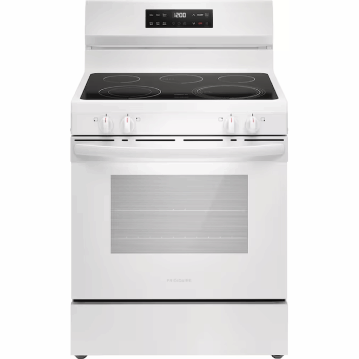 30-In Glass Top 5 Burners 5.3-Cu Ft Freestanding Electric Range Fingerprint Resistant Stainless Steel ) - Image 13