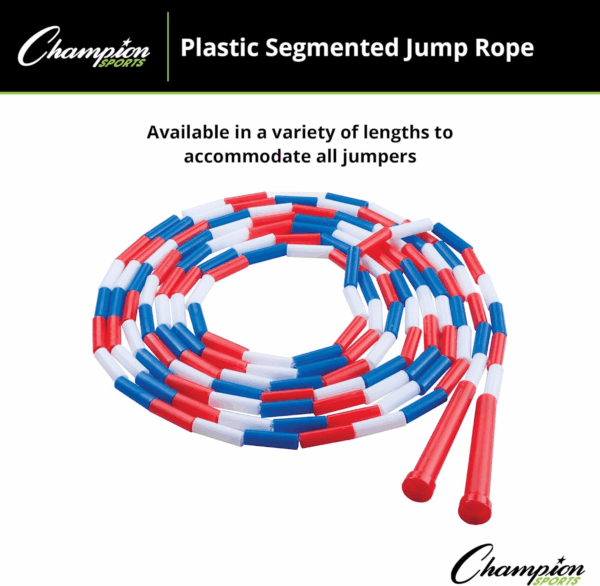 Classic Plastic Segmented Beaded Jump Ropes - Phys. Ed, Gym, Fitness and Recreational Use - Multiple Styles - Image 5