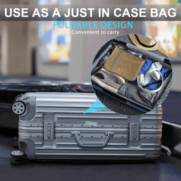 Travel Duffle Bag for Men, 65L 85L 115L Foldable Travel Duffel Bag with Shoes Compartment Overnight Bag for Men Women - Image 6