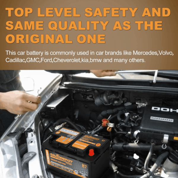 BCI Group 94R Car Battery, 12V 80Ah Size H7 Automotive Battery Premium Maintenance Free AGM Batteries, 850CCA, 140RC - Image 8