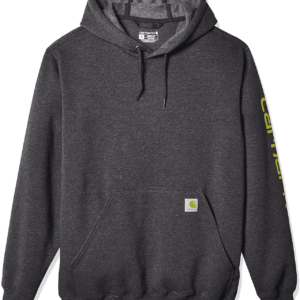 Men'S Loose Fit Midweight Logo Sleeve Graphic Sweatshirt