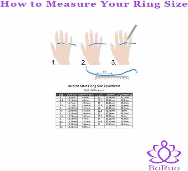 Silver Ring – 925 Pure Sterling Silver Ring - Sterling Silver Rings for Women – Elegant Silver Band Rings for Women and Men - Gifts for Special Occasions 4Mm, 6Mm Ring Size 4-15 - Image 3
