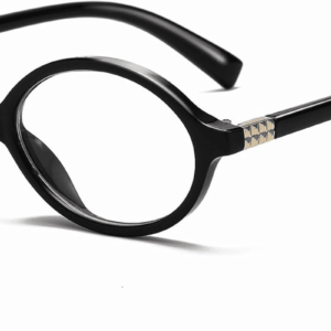 Fashion Oval Glasses for Women Men Retro round Tortoise Frame Blue Light Glasses Nerd Eyeglasses