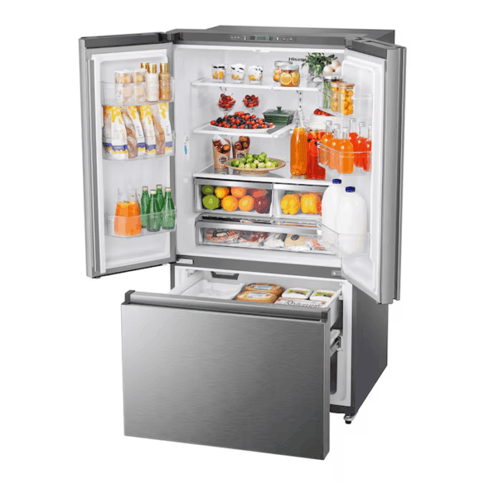Pureflat Standard-Depth 26.6-Cu Ft 3 -Door French Door Refrigerator with Ice Maker with Water Dispenser ( Fingerprint Resistant Stainless Steel ) ENERGY STAR Certified - Image 9