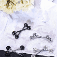 12-16Pcs 16G 14G Surgical Steel Tongue Ring Nipple Shield Barbell Ring Bar Nipplerings Body Piercing Jewelry for Women Men - Image 5
