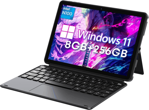 2025 Hi10 X1 Windows 11 Tablet 10.1'', Intel N150(Up to 3.6Ghz), 8GB LPDDR5 256GB SSD, Windows Tablet PC, 8MP+5MP Cameras, Wifi 6, BT 5.2, HDMI, USB 3.2, Type C, Full HD, with Case - Image 9