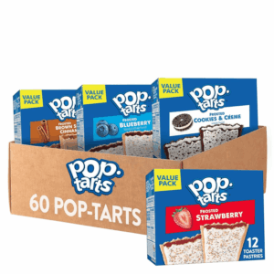 Toaster Pastries, Breakfast Foods, Kids Snacks, Variety Pack (5 Boxes, 60 )