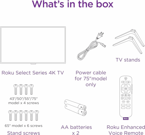 Smart TV – 55-Inch Select Series 4K HDR tv with  Enhanced Voice Remote, Brilliant 4K Picture, Automatic Brightness, & Seamless Streaming – Live Local News, Sports, Family Entertainment - Image 12