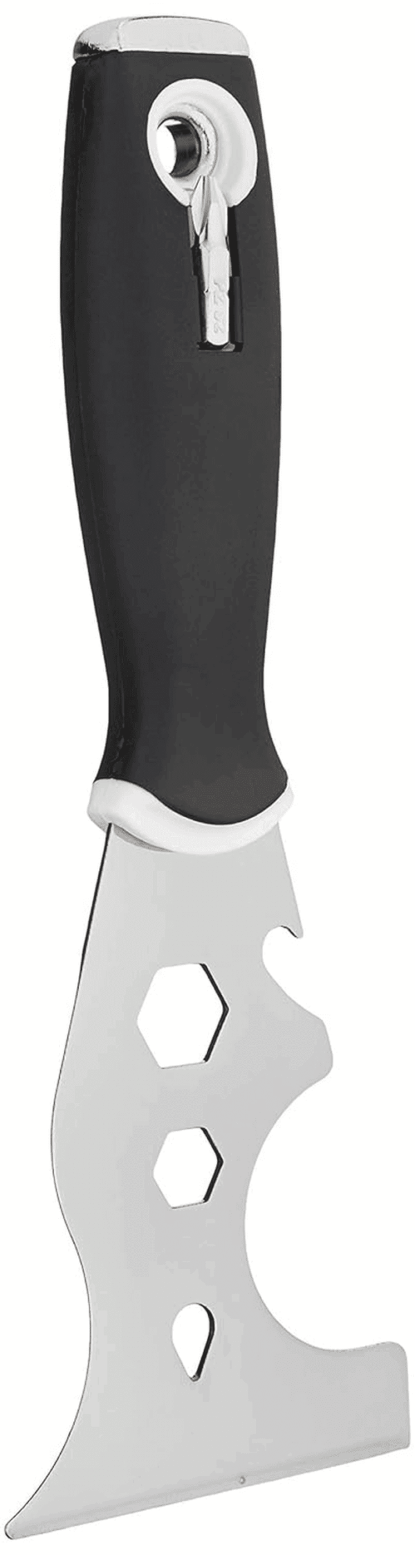 14-IN-1 Soft Grip Painters Tool with Hammer End and 2 Driver Bits, 3", One Pack, Black - Image 2
