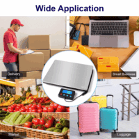 Digital Shipping Postal Scale 0.5 Oz High Accuracy！440Lb Commercial Weight Scale for Package, Small Business, Mail, Warehouse, Home, Battery & Charging Cable Included - Image 8