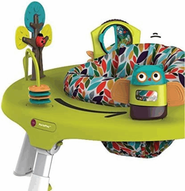 Portaplay Baby Activity Center: Development Focused Toys. Foldable, Portable, and Transforms to a Play Table, Unisex (Forest Friends) - Image 6