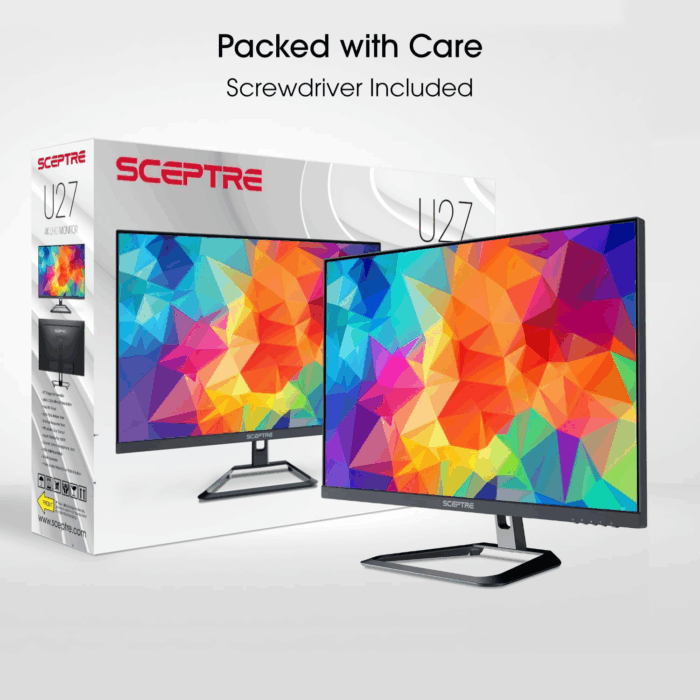4K IPS 27" 3840 X 2160 UHD Monitor up to 70Hz Displayport HDMI 99% Srgb Build-In Speakers, Black 2021 (U275W-UPT) - Image 2