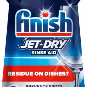 Jet-Dry Dishwasher Rinse Aid, Compatible with Dishwasher Detergent, Prevents Spots & Residues, Dries, Shine & Protects, 23 Oz, 225 Washes.
