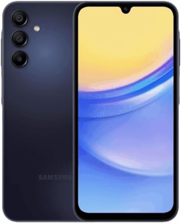 Galaxy A15 5G a Series Cell Phone, 128GB Unlocked Android Smartphone, AMOLED Display, Expandable Storage, Knox Security, Super Fast Charging, US Version, 2024, Blue Black