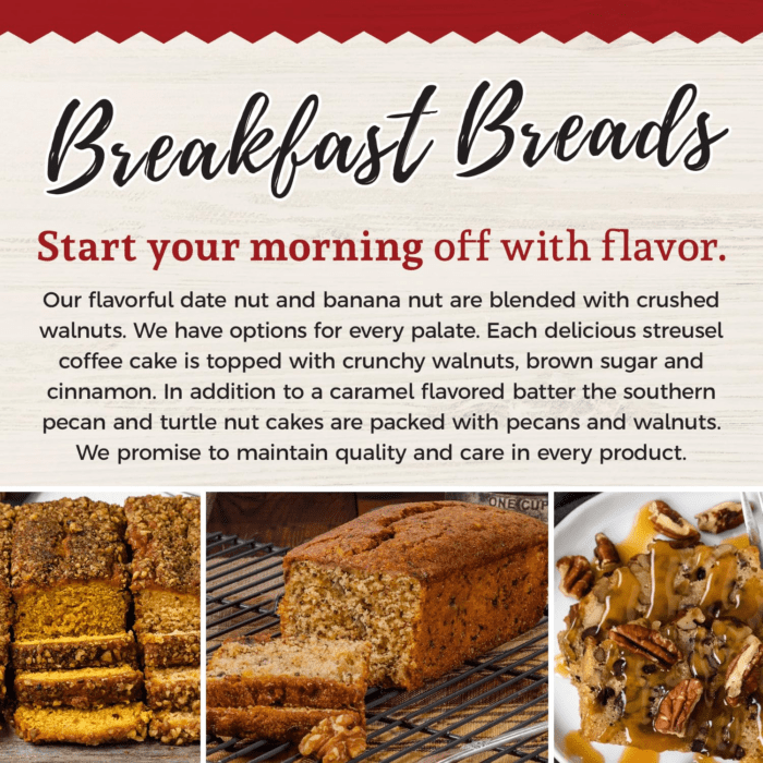 Banana Nut Breakfast Bread, Grandma'S Freshly Made Premium Gourmet Cake with Ripe Banana'S and Fresh Fruit, Serves 6-10 (16 Oz) - Image 5