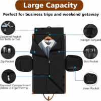 Convertible Garment Duffel Bag for Travel - Carry on Garment Bags with Toiletry Bag Large Weekender Bag for Men Women 2 in 1 Hanging Suitcase Suit Travel Duffel Overnight Bags 4Pcs Set - Image 3