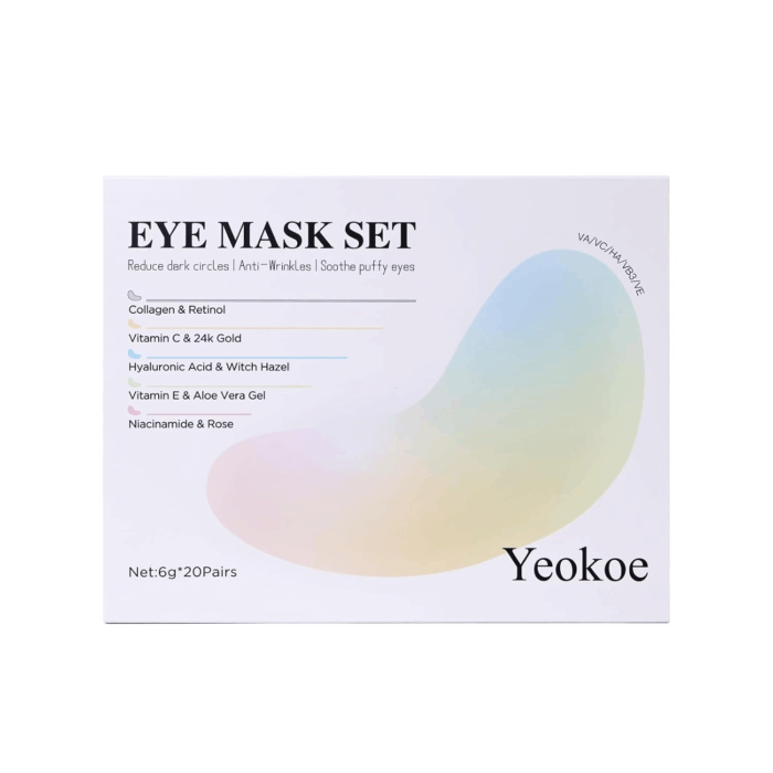 Under Eye Patches for Dark Circles,Eye Mask for Puffy Eyes with Collagen,Retinol,Vitmin C,Hyaluronic Acid and Niacinamide Face Masks Skincare Spa Gifts for Woman 20Pairs - Image 8