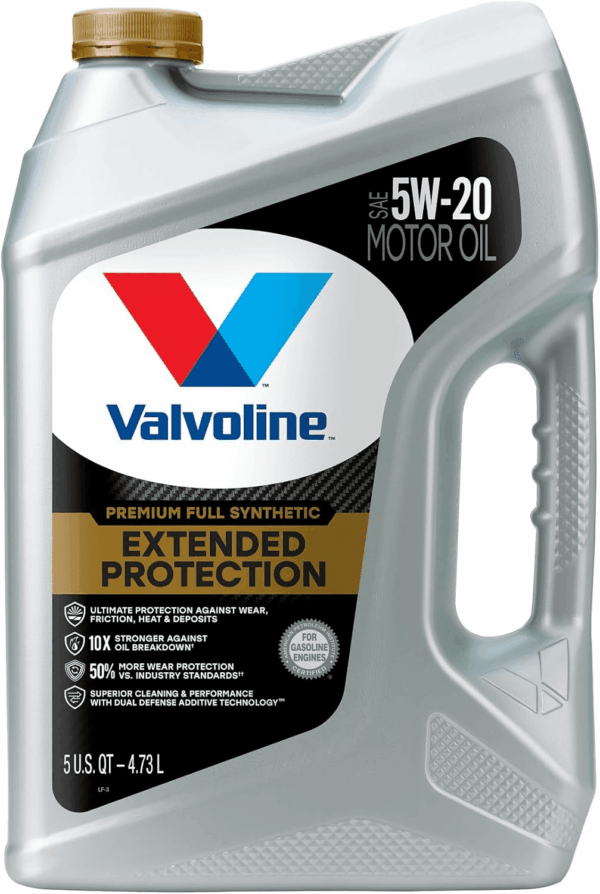 Extended Protection Full Synthetic Motor Oil SAE 5W-20 5 Quart