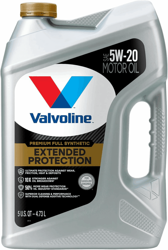 Extended Protection Full Synthetic Motor Oil SAE 5W-20 5 Quart