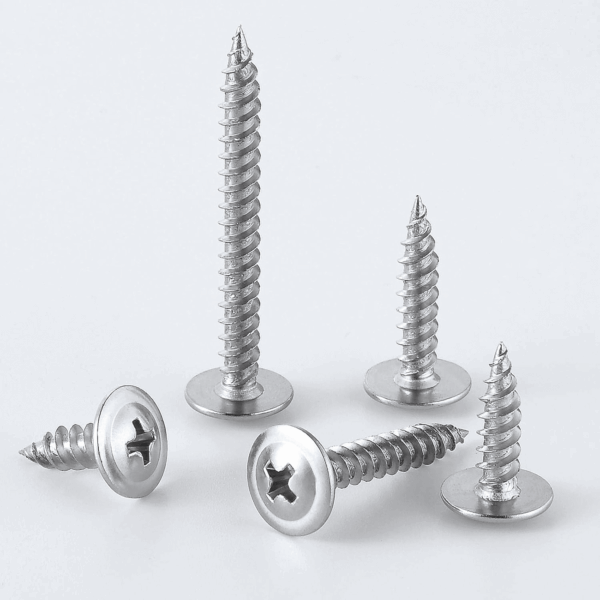 (250 Pcs)#8×1" Phillips Truss Head Wood Screws Stainless Steel 410 Quick Metal Self Tapping - Image 4
