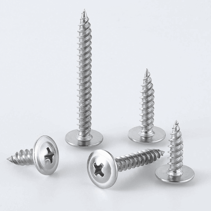 (250 Pcs)#8×1" Phillips Truss Head Wood Screws Stainless Steel 410 Quick Metal Self Tapping - Image 4