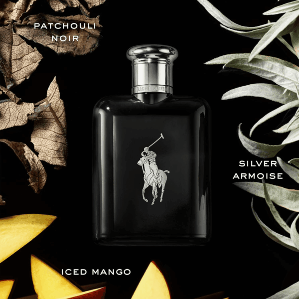 - Polo Black - Eau De Toilette - Men'S Cologne - Woody & Fresh - with Patchouli, Sandalwood, and Mandarin - Medium Intensity - Image 2