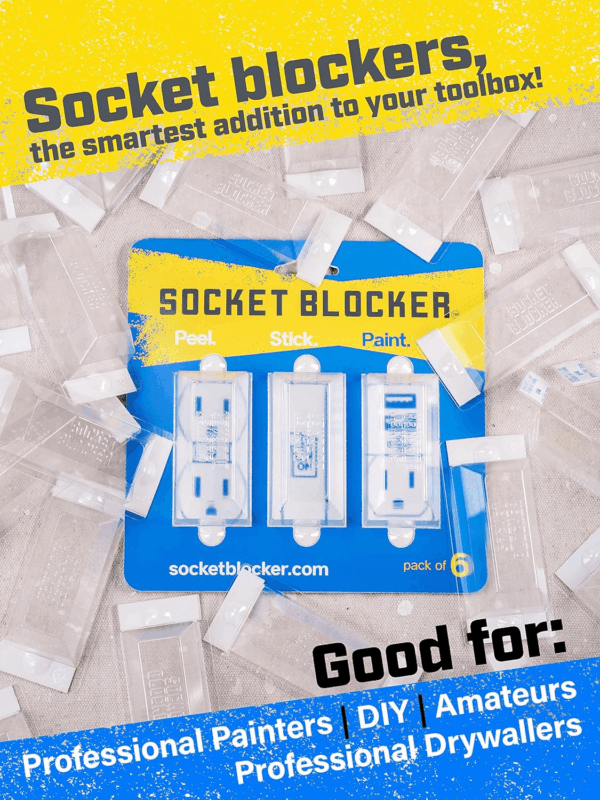 – the Smarter Outlet Cover for Drywall & Painting – Better than Tape for Remodeling & DIY Projects - 30 Pack - Image 7